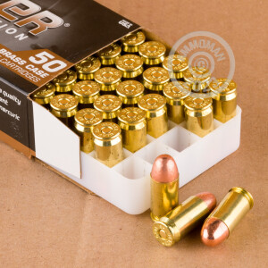 A photograph of 1000 rounds of 230 grain .45 Automatic ammo with a FMJ bullet for sale.