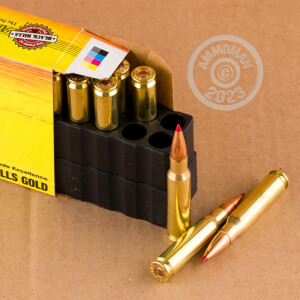 Photo detailing the 308 WIN BLACK HILLS GOLD 155 GRAIN ELD MATCH (20 ROUNDS) for sale at AmmoMan.com.