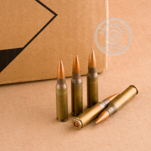 Photo detailing the 308 WIN SELLIER & BELLOT MILITARY SURPLUS 147 GRAIN FMJ (500 LOOSE ROUNDS) *CORROSIVE* for sale at AmmoMan.com.