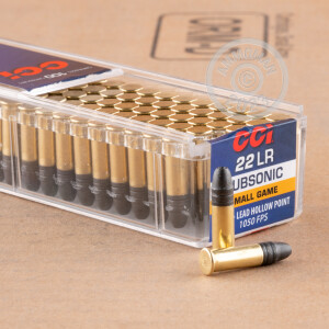 Image of the 22 LR CCI SUBSONIC HP 40 GRAIN LHP (1000 ROUNDS) available at AmmoMan.com.