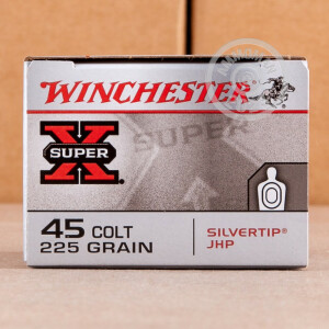 Image of 45 COLT WINCHESTER SILVERTIP 225 GRAIN JHP (20 ROUNDS)