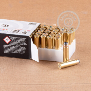 Photo detailing the 357 MAGNUM FEDERAL TRAIN + PROTECT 125 GRAIN JHP (50 ROUNDS) for sale at AmmoMan.com.