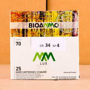  ammo made by BioAmmo with a 2-3/4" shell.