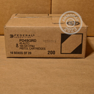 Image of 45 ACP FEDERAL PREMIUM GUARD DOG 165 GRAIN EXPANDING FMJ (20 ROUNDS)