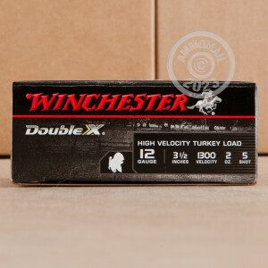Image of 12 GAUGE WINCHESTER DOUBLE X 3-1/2" 2 OZ. #5 COPPER PLATED HARD SHOT (10 ROUNDS)