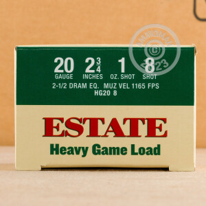 Great ammo for target shooting, upland bird hunting, these Estate Cartridge rounds are for sale now at AmmoMan.com.