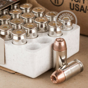Image of the 45 ACP WINCHESTER PDX1 DEFENDER 230 GRAIN JHP (200 ROUNDS) available at AmmoMan.com.