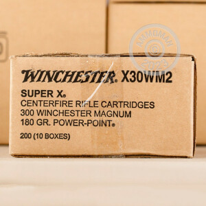 Image of 300 WIN MAG WINCHESTER 180 GRAIN SUPER-X POWER POINT (20 ROUNDS)