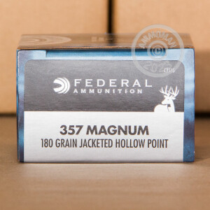 Image of the 357 MAGNUM FEDERAL POWER-SHOK 180 GRAIN JHP (20 ROUNDS) available at AmmoMan.com.