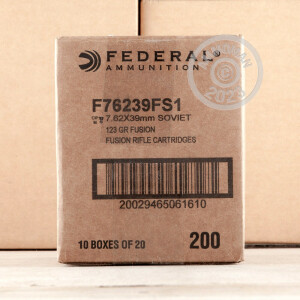 Image of 7.62X39 FEDERAL FUSION 123 GRAIN SP (20 ROUNDS)