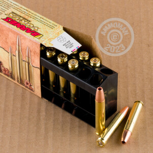 A photograph detailing the 350 Legend ammo with TSX bullets made by Barnes.