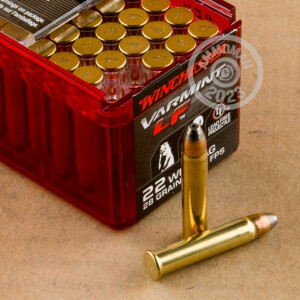 Photo detailing the 22 WMR WINCHESTER 28 GRAIN JHP (50 ROUNDS) for sale at AmmoMan.com.