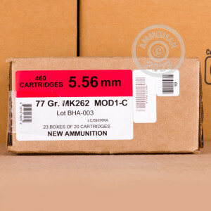 Image of 5.56X45 BLACK HILLS 77 GRAIN OTM MK 262 MOD 1-C (460 ROUNDS IN AMMO CAN)