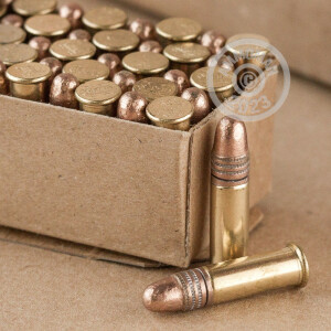 Photo detailing the 22 LR WINCHESTER 40 GRAIN LRN (50 ROUNDS) for sale at AmmoMan.com.