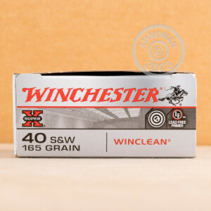 Image of 40 SMITH & WESSON WINCLEAN 165 GRAIN BEB (50 ROUNDS)