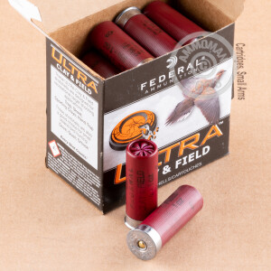 Image of the 12 GAUGE FEDERAL ULTRA CLAY & FIELD 2-3/4" 1 OZ. #8 SHOT (25 ROUNDS) available at AmmoMan.com.