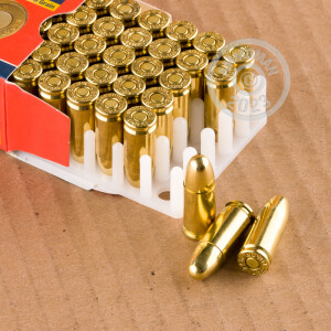 Image detailing the brass case and boxer primers on the ZSR Ammunition ammunition.