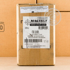 Photo detailing the 38 SPECIAL MAGTECH 125 GRAIN LFN (50 ROUNDS) for sale at AmmoMan.com.