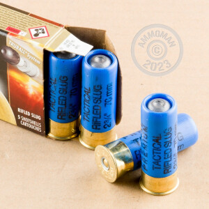Image of the 12 GAUGE FEDERAL PREMIUM TACTICAL TRUBALL 2-3/4" 1 OZ. RIFLED SLUG (250 ROUNDS) available at AmmoMan.com.