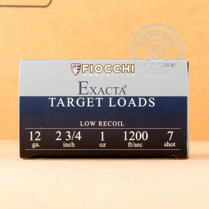 Photograph showing detail of 12 GAUGE FIOCCHI LOW RECOIL STEEL 2-3/4" #7 SHOT (25 ROUNDS)