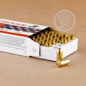 Photo detailing the 40 S&W WINCHESTER USA TARGET PACK 180 GRAIN FMJ (500 ROUNDS) for sale at AmmoMan.com.