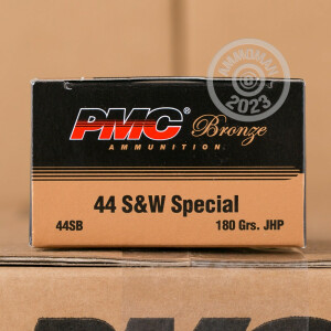 Image of the 44 SPECIAL PMC 180 GRAIN JHP (25 ROUNDS) available at AmmoMan.com.