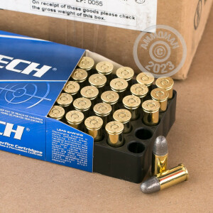 Photograph showing detail of 38 S&W MAGTECH 146 GRAIN LRN (50 ROUNDS)