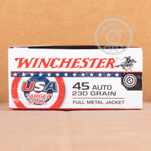Image of 45 ACP WINCHESTER USA TARGET PACK 230 GRAIN FMJ (500 ROUNDS)