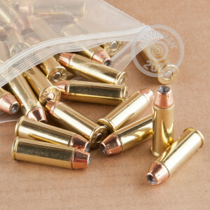 Image of 44 Remington Magnum ammo by DRS that's ideal for home protection.
