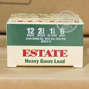 Photograph of Estate Cartridge 12 Gauge #6 shot for sale at AmmoMan.com