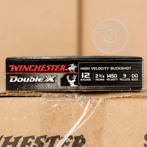 Image of 12 GAUGE WINCHESTER DOUBLE X 2-3/4“ #00 BUCK SHOT (5 ROUNDS)