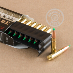 An image of 300 AAC Blackout ammo made by Nosler Ammunition at AmmoMan.com.