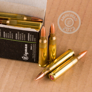 A photo of a box of Igman Ammunition ammo in 223 Remington.