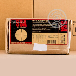Image of 6.8 SPC rifle ammunition at AmmoMan.com.