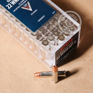  rounds of .22 WMR ammunition for sale at AmmoMan.com.