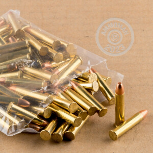 Photograph of .22 WMR ammo with Unknown ideal for training at the range.