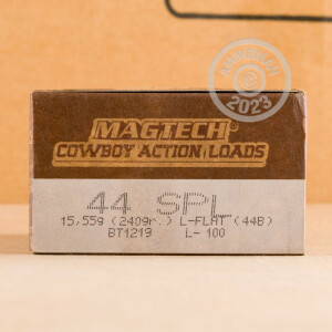 Photo detailing the 44 SPECIAL MAGTECH COWBOY 240 GRAIN LFN (50 ROUNDS) for sale at AmmoMan.com.
