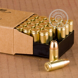 Image of Israeli Military Industries 9mm Luger pistol ammunition.