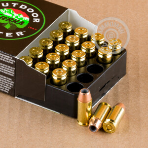 Image of .40 Smith & Wesson ammo by Sierra Bullets that's ideal for home protection, hunting varmint sized game.