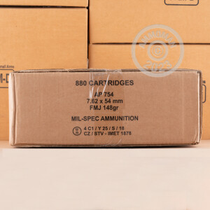 Image of the 7.62X54R RUSSIAN SURPLUS 148 GRAIN FMJ (440 ROUNDS) available at AmmoMan.com.