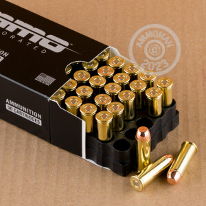 Image of 44 Remington Magnum ammo by Ammo Incorporated that's ideal for shooting indoors, training at the range.