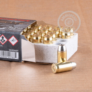 Photo detailing the 45 ACP WINCHESTER SILVERTIP 185 GRAIN JHP (200 ROUNDS) for sale at AmmoMan.com.