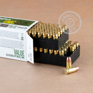 Image of the 9MM REMINGTON UMC 115 GRAIN JHP (600 ROUNDS) available at AmmoMan.com.