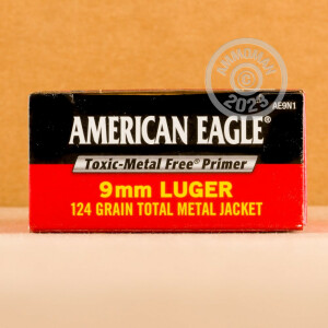 Image of 9MM LUGER FEDERAL AMERICAN EAGLE NON-TOXIC 124 GRAIN TMJ (50 ROUNDS)