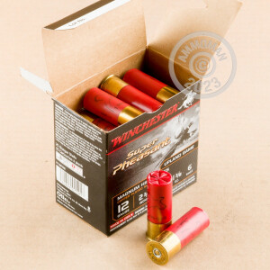 Image of the 12 GAUGE WINCHESTER SUPER PHEASANT 2-3/4" 1-3/8 OZ. #6 SHOT (25 ROUNDS) available at AmmoMan.com.