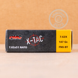 Image of the 7.62X51 PMC X-TAC 147 GRAIN FMJ-BT (20 ROUNDS) available at AmmoMan.com.