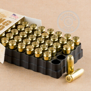 An image of 10mm ammo made by Team Never Quit at AmmoMan.com.