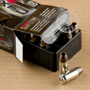 A photo of a box of Barnes ammo in .45 Automatic.