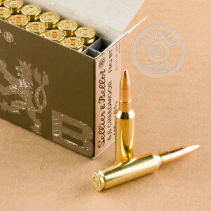A photo of a box of Sellier & Bellot ammo in 6.5MM CREEDMOOR.