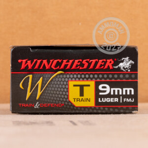 Image of 9MM LUGER WINCHESTER TRAIN & DEFEND 147 GRAIN FMJ (500 ROUNDS)